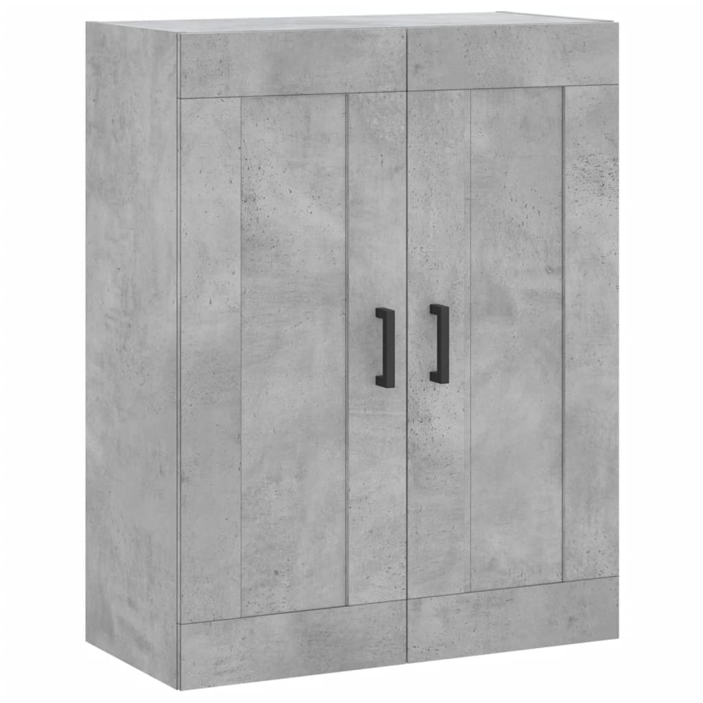 Credenza Grigio Cemento 69,5x34x180 cm in Legno Multistrato 3199685