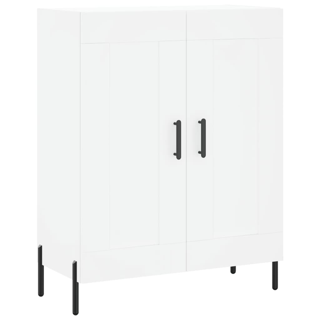 vidaXL Credenza Bianca 69,5x34x180 cm in Legno Multistrato
