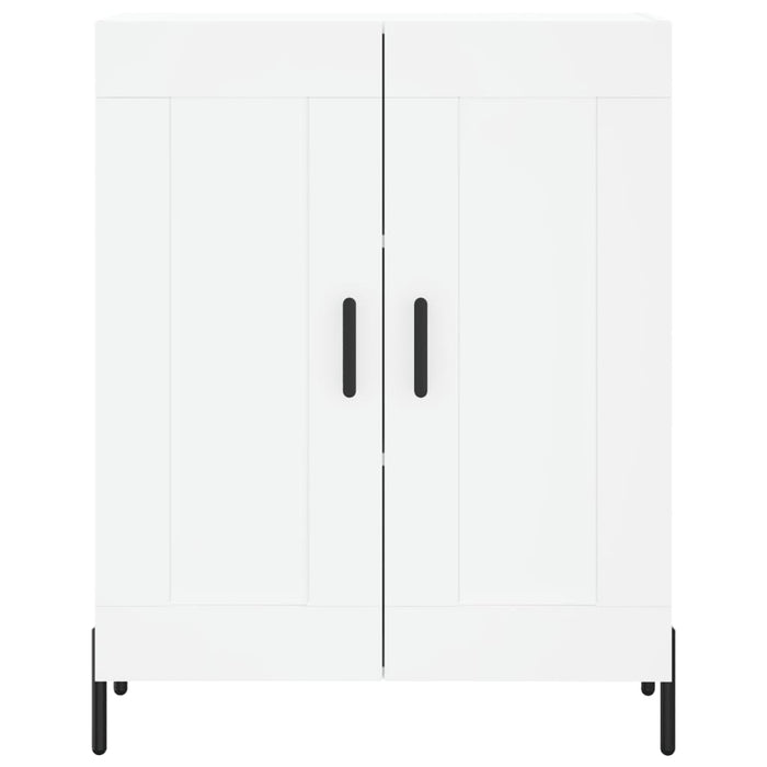 vidaXL Credenza Bianca 69,5x34x180 cm in Legno Multistrato