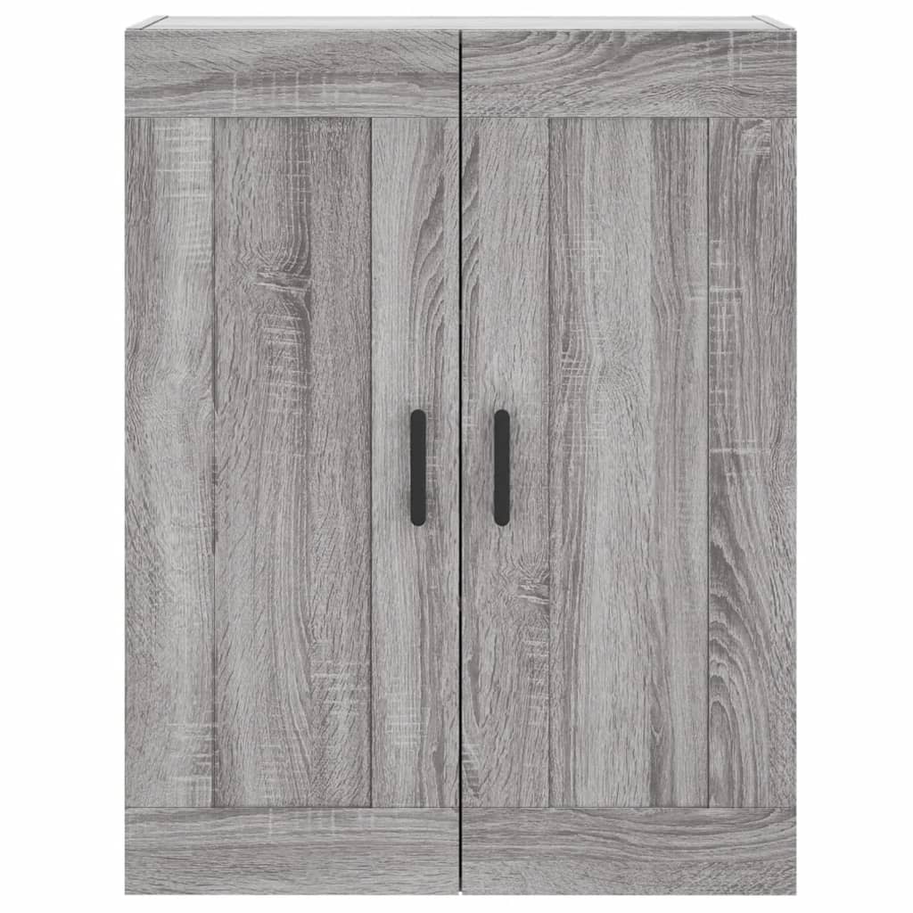 Credenza Grigio Sonoma 69,5x34x180 cm in Legno Multistrato 3199695