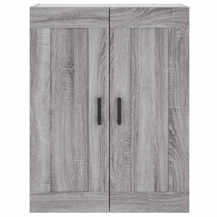 Credenza Grigio Sonoma 69,5x34x180 cm in Legno Multistrato 3199695