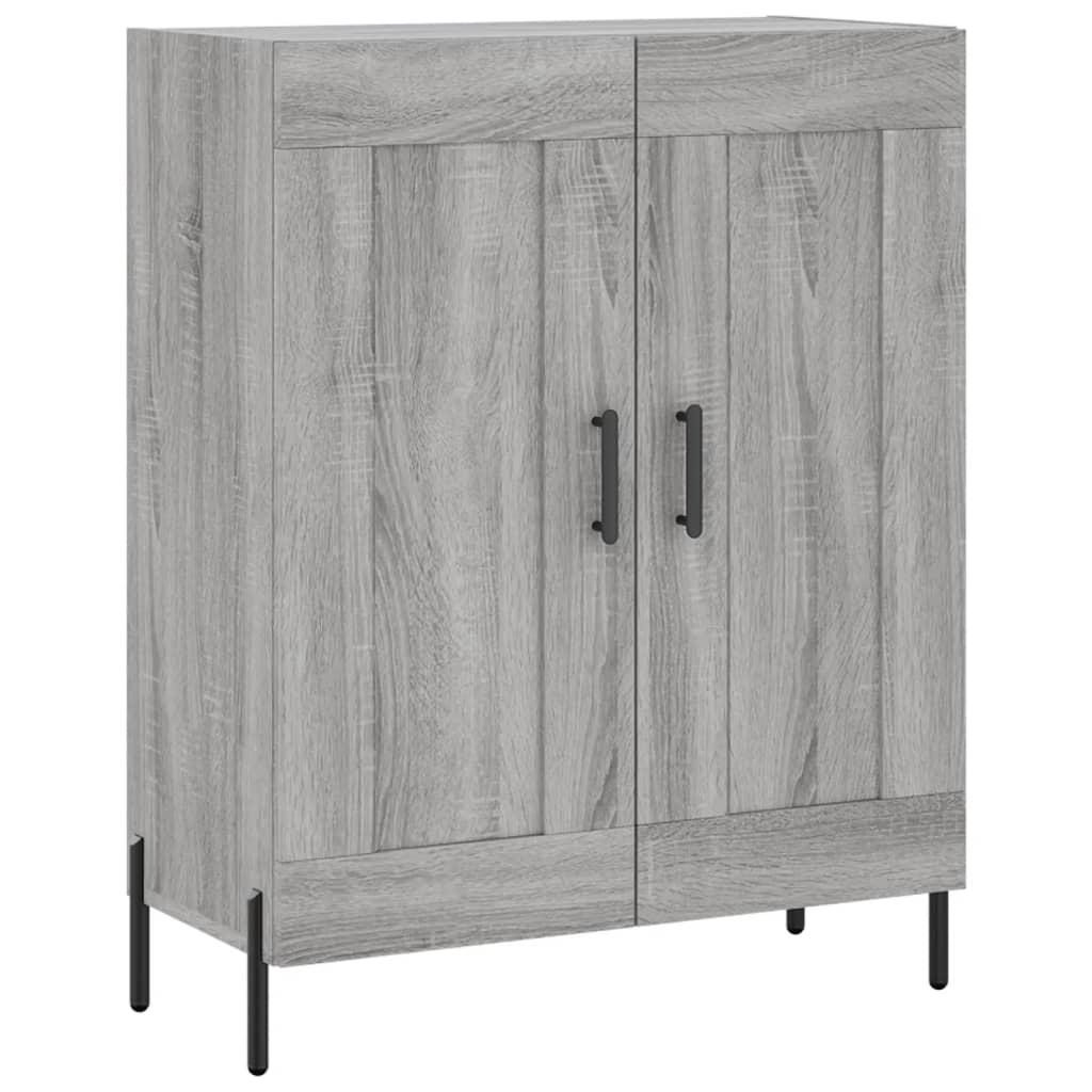 Credenza Grigio Sonoma 69,5x34x180 cm in Legno Multistrato 3199695