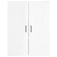 Credenza Bianco Lucido 69,5x34x180 cm in Legno Multistrato 3199699