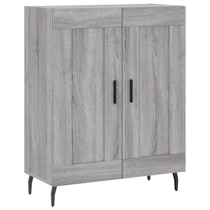 vidaXL Credenza Grigio Sonoma 69,5x34x180 cm in Legno Multistrato