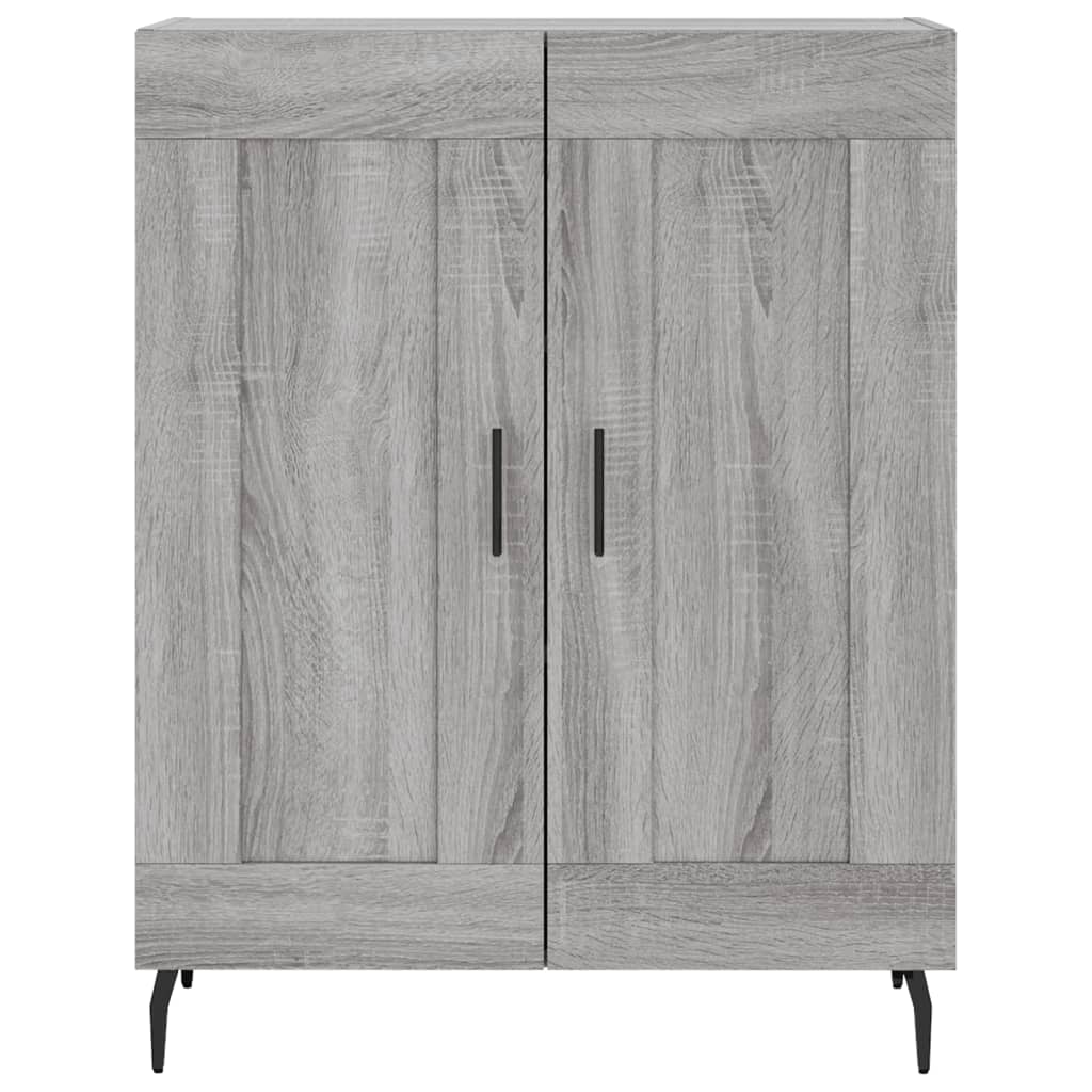vidaXL Credenza Grigio Sonoma 69,5x34x180 cm in Legno Multistrato
