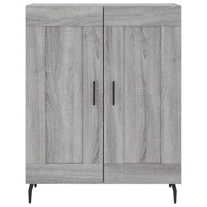 vidaXL Credenza Grigio Sonoma 69,5x34x180 cm in Legno Multistrato