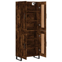 Credenza Rovere Fumo  69,5x34x180 cm in Legno Multistrato 3199710