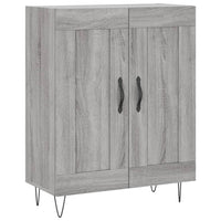 vidaXL Credenza Grigio Sonoma 69,5x34x180 cm in Legno Multistrato