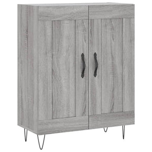 vidaXL Credenza Grigio Sonoma 69,5x34x180 cm in Legno Multistrato