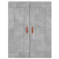 Credenza Grigio Cemento 69,5x34x180 cm in Legno Multistrato 3199725