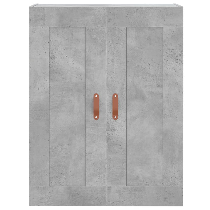 Credenza Grigio Cemento 69,5x34x180 cm in Legno Multistrato 3199725