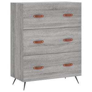 Credenza Grigio Sonoma 69,5x34x180 cm in Legno Multistrato 3199727