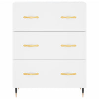 Credenza Bianca 69,5x34x180 cm in Legno Multistrato 3199729