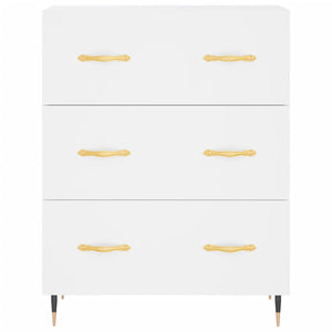 Credenza Bianca 69,5x34x180 cm in Legno Multistrato 3199729