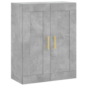 Credenza cassettiera mobile contenitore organizer cucina soggiorno salotto alto 695 x 34 x 180 cm legno ingegnerizzato grigio 02_0034495