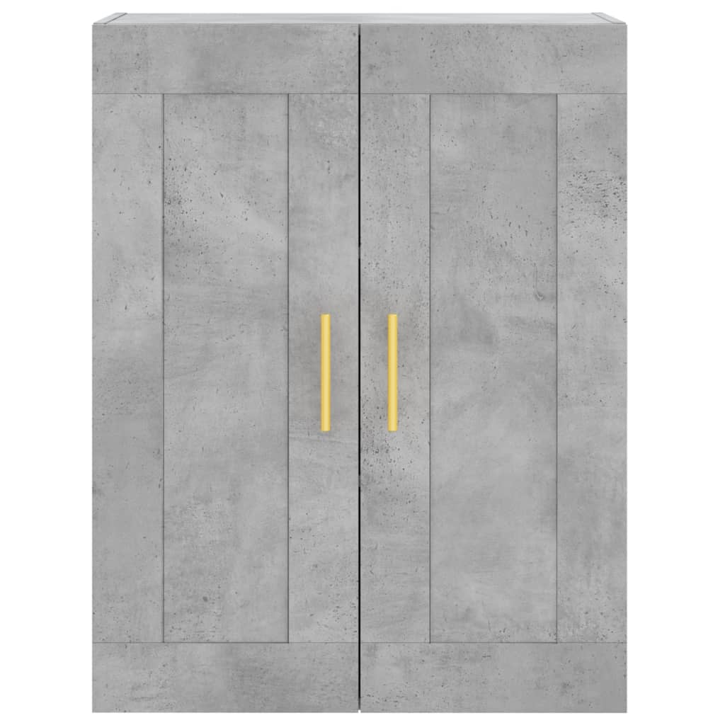 Credenza cassettiera mobile contenitore organizer cucina soggiorno salotto alto 695 x 34 x 180 cm legno ingegnerizzato grigio 02_0034495