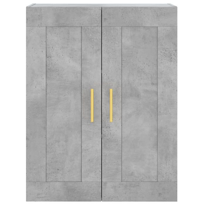 Credenza cassettiera mobile contenitore organizer cucina soggiorno salotto alto 695 x 34 x 180 cm legno ingegnerizzato grigio 02_0034495