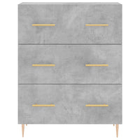 Credenza cassettiera mobile contenitore organizer cucina soggiorno salotto alto 695 x 34 x 180 cm legno ingegnerizzato grigio 02_0034495