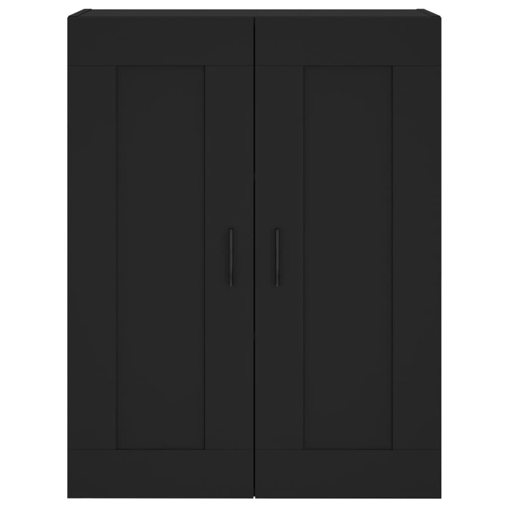 Credenza Nera 69,5x34x180 cm in Legno Multistrato 3199762