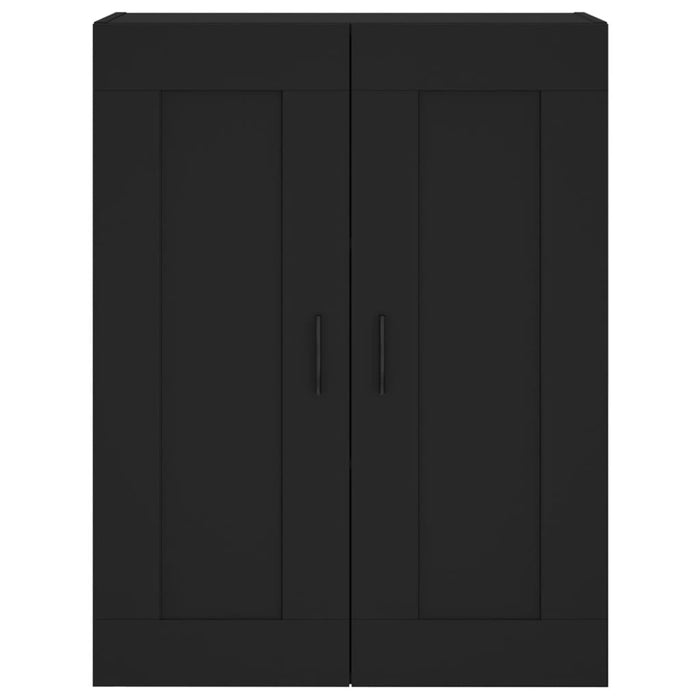 Credenza Nera 69,5x34x180 cm in Legno Multistrato 3199762