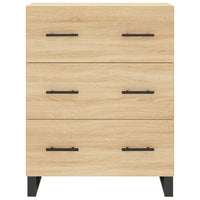 Credenza Rovere Sonoma 69,5x34x180 cm in Legno Multistrato 3199772