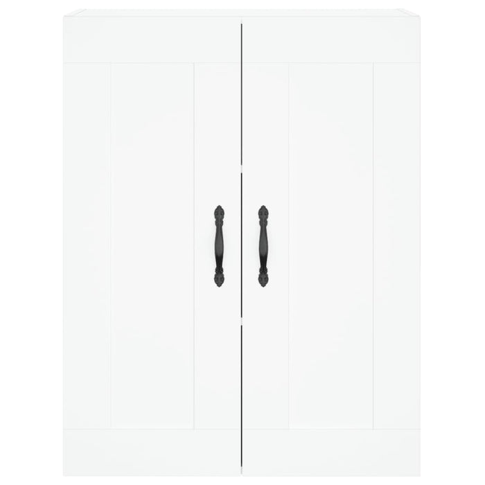 vidaXL Credenza Bianca 69,5x34x180 cm in Legno Multistrato