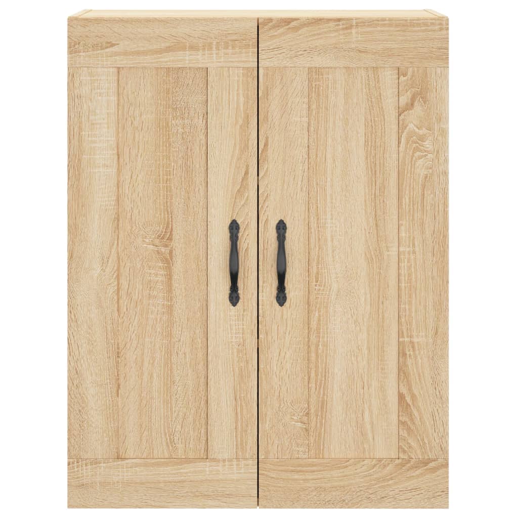 Credenza-Buffet-Armadio da cucina Rovere Sonoma 69,5x34x180 cm in Legno Multistrato 341695