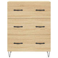 vidaXL Credenza Rovere Sonoma 69,5x34x180 cm in Legno Multistrato