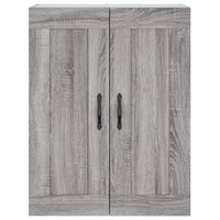 Credenza Grigio Sonoma 69,5x34x180 cm in Legno Multistrato 3199783