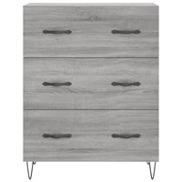 vidaXL Credenza Grigio Sonoma 69,5x34x180 cm in Legno Multistrato
