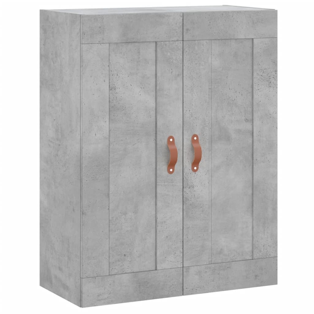 Credenza Grigio Cemento 69,5x34x180 cm in Legno Multistrato 3199789