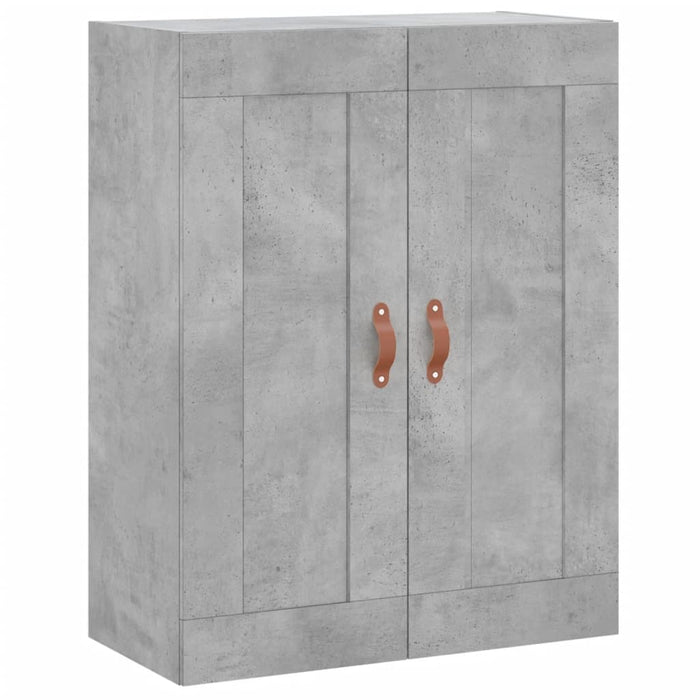 Credenza Grigio Cemento 69,5x34x180 cm in Legno Multistrato 3199789
