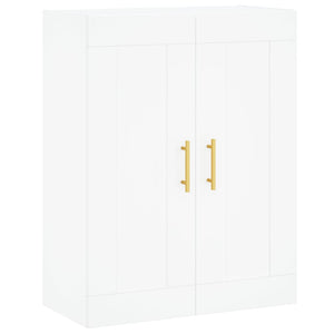 Credenza Bianca 69,5x34x180 cm in Legno Multistrato 3199801