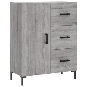 vidaXL Credenza Grigio Sonoma 69,5x34x180 cm in Legno Multistrato