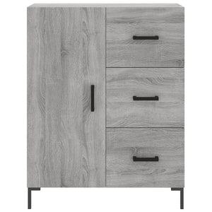 vidaXL Credenza Grigio Sonoma 69,5x34x180 cm in Legno Multistrato