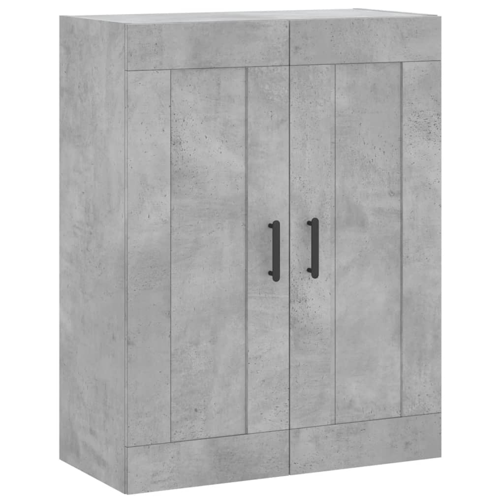 Credenza Grigio Cemento 69,5x34x180 cm in Legno Multistrato 3199821
