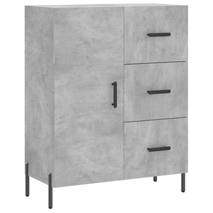 Credenza Grigio Cemento 69,5x34x180 cm in Legno Multistrato 3199821