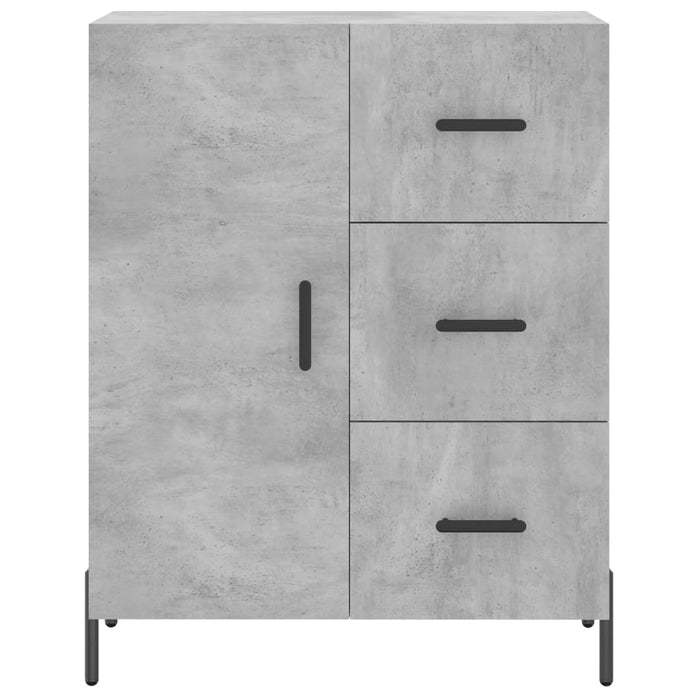 Credenza Grigio Cemento 69,5x34x180 cm in Legno Multistrato 3199821