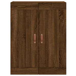 Credenza Rovere Marrone 69,5x34x180 cm in Legno Multistrato 3199856