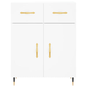 Credenza Bianca 69,5x34x180 cm in Legno Multistrato 3199857