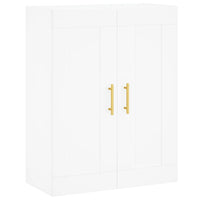 Credenza Bianca 69,5x34x180 cm in Legno Multistrato 3199865