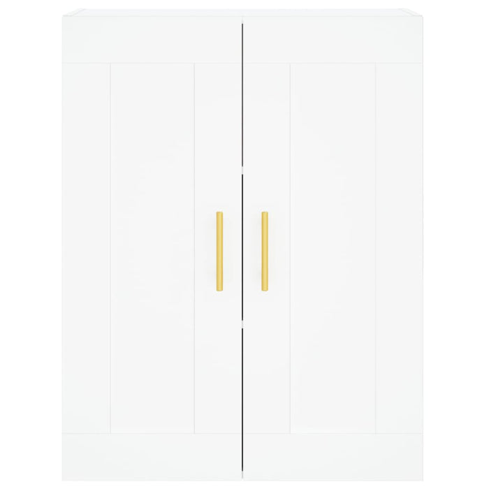 Credenza Bianca 69,5x34x180 cm in Legno Multistrato 3199865