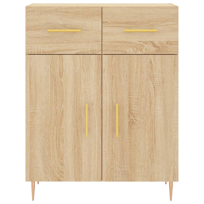vidaXL Credenza Rovere Sonoma 69,5x34x180 cm in Legno Multistrato
