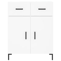 vidaXL Credenza Bianca 69,5x34x180 cm in Legno Multistrato