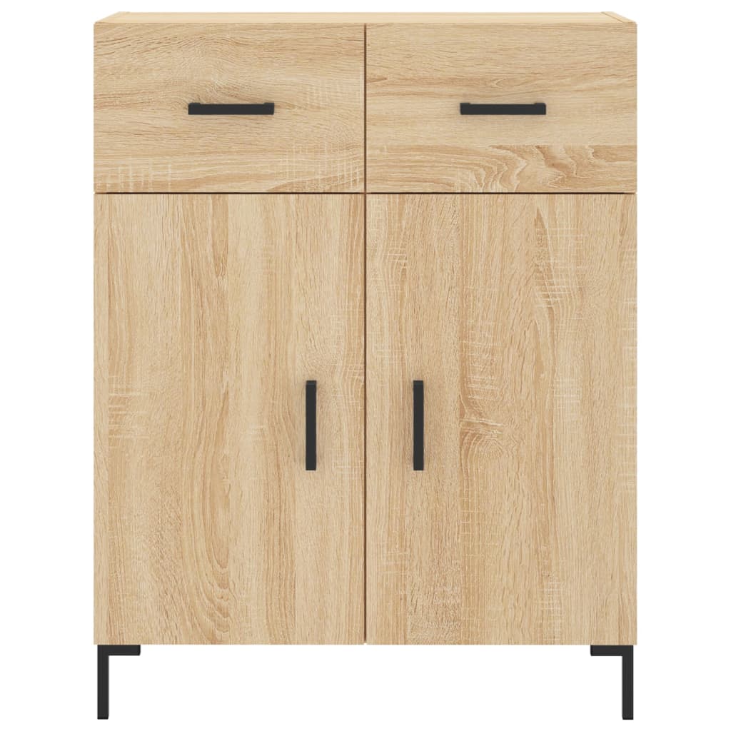 vidaXL Credenza Rovere Sonoma 69,5x34x180 cm in Legno Multistrato