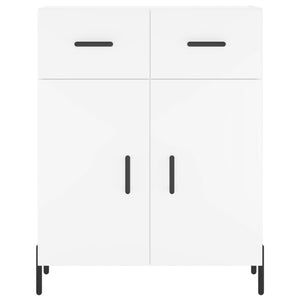 vidaXL Credenza Bianca 69,5x34x180 cm in Legno Multistrato