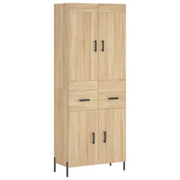 Credenza Rovere Sonoma 69,5x34x180 cm in Legno Multistrato 3199884
