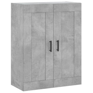 Credenza cassettiera mobile contenitore organizer cucina soggiorno salotto alto 695 x 34 x 180 cm legno ingegnerizzato grigio 02_0034484