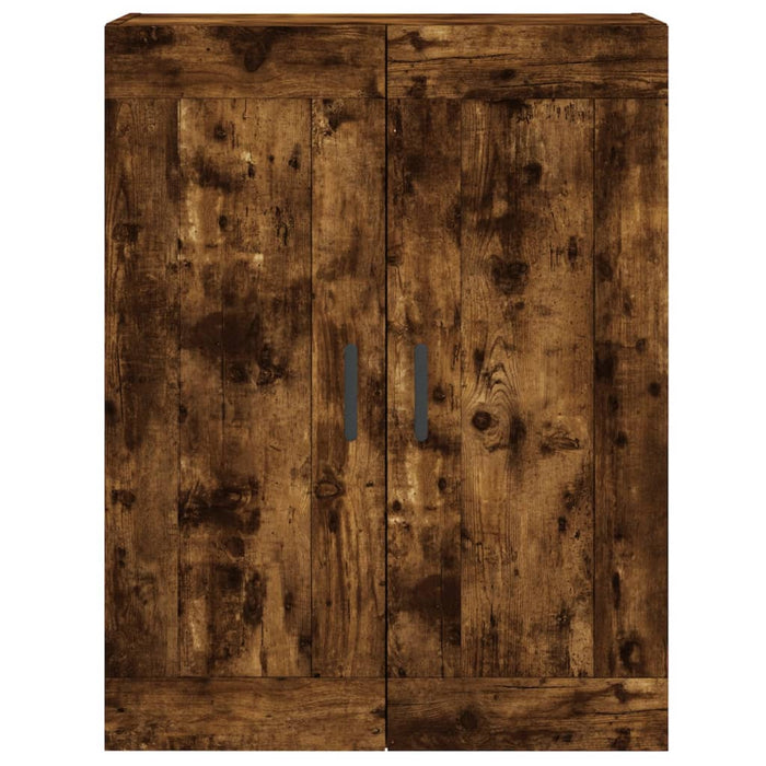 Credenza Rovere Fumo  69,5x34x180 cm in Legno Multistrato