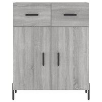 Credenza Grigio Sonoma 69,5x34x180 cm in Legno Multistrato 3199887